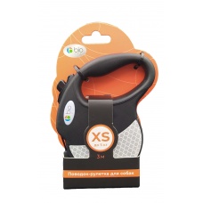 BioStyle Поводок-рулетка XS для собак весом до 5 кг, лента 3 м