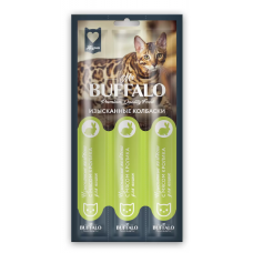 Лакомство для кошек Mr.Buffalo колбаски, мясо кролика
