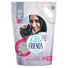 Little Friends Tofu Carbon наполнитель растительный с углем 5 л