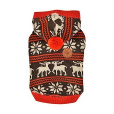 PUPPIA Кофта с капюшоном для собак PRANCER, коричневый