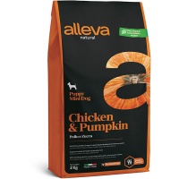 Сухой корм для щенков мелких пород Alleva Natural Chicken & Pumpkin Puppy Mini