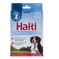 COA Недоуздок для собак "HALTI Headcollar", красный