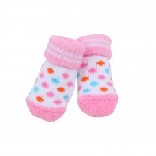 PUPPIA Носки для собак "Polka Dot II", розовые