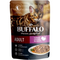 Mr.Buffalo ADULT пауч.для кошек с чувствительным пищеварением Индейка в соусе