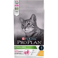 Pro Plan сухой корм для стерилизованных кошек курица