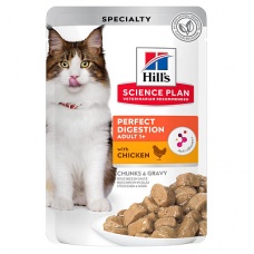 Влажный корм Hill's Science для кошек, пауч с курицей и коричневым рисом, 85 г