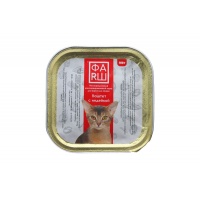 Паштет для кошек ФАРШ с индейкой, 100 гр