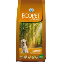 Ecopet Natural Сухой корм для взрослых собак, ягненок